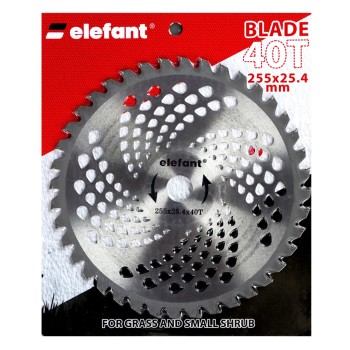 Disc taietor motocoasa 40T BLADE (oala) 255x25.4x40T ELEFANT