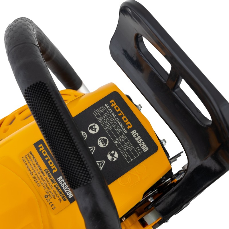 Drujba pe benzina Rotor RCS5200 , 2 kw-3,9CP, 10500 rot/min, Ungere Lant Automata