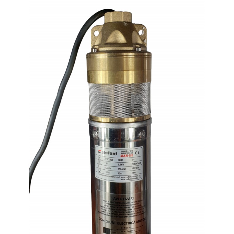 ELEFANT 4SKM200 pompa submersibila multietajata cu panou de control, 1500W