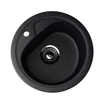 ES-10-308 chiuveta compozit, negru ECOSTONE