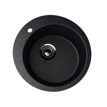 ES-13-308 chiuveta compozit, negru ECOSTONE