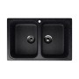 ES-23-308 chiuveta compozit, negru ECOSTONE