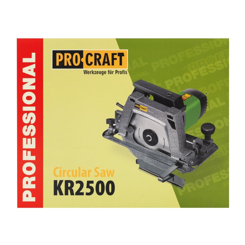 Fierastrau circular electric PROCRAFT KR2500 , 2500 W , 5500 rpm