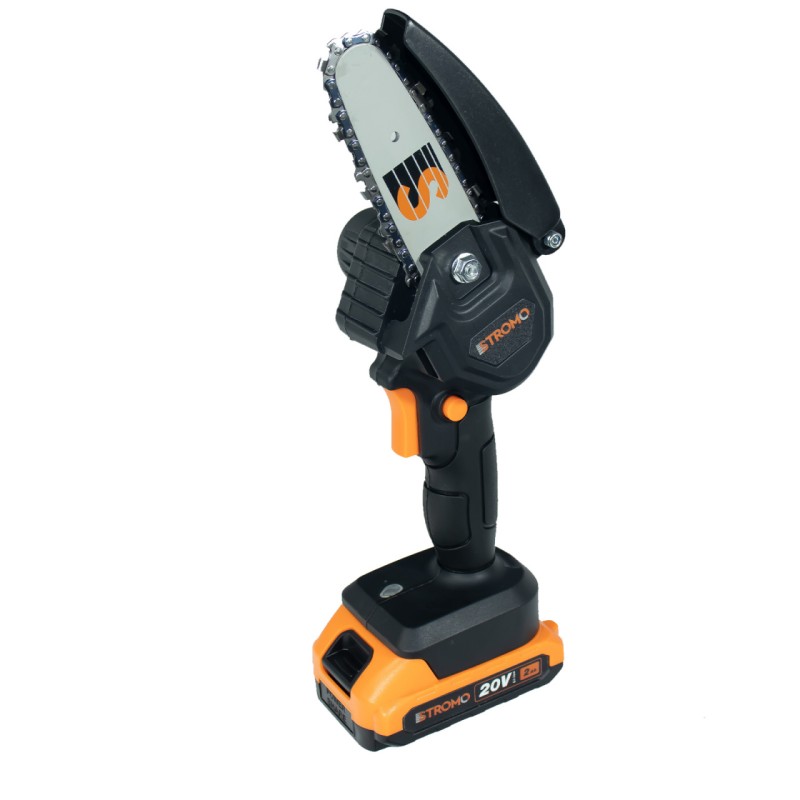 Fierăstrău cu lanț pe acumulator AAS20 STROMO, 2x lame, 2 x lanturi