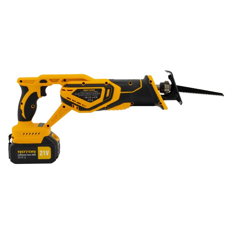 Fierastrau tip sabie cu acumulator ROTOR RBS21, 21 V/3 Ah, 750 W, 2900 rot/min