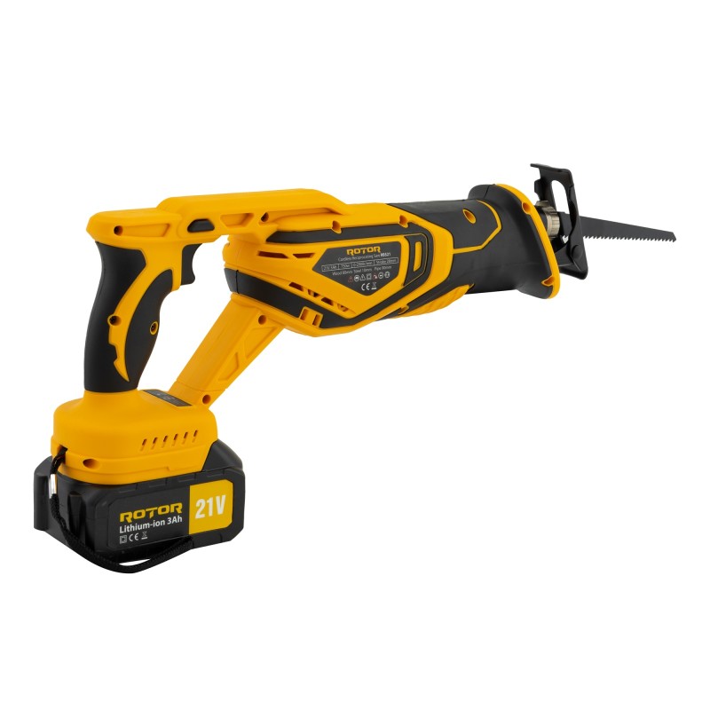 Fierastrau tip sabie cu acumulator ROTOR RBS21, 21 V/3 Ah, 750 W, 2900 rot/min