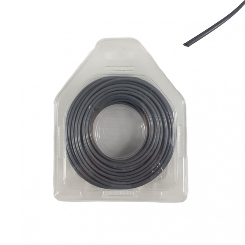 FIR TAMBUR (ROTUND METAL LINE SILVER) 2.7mm x15 m