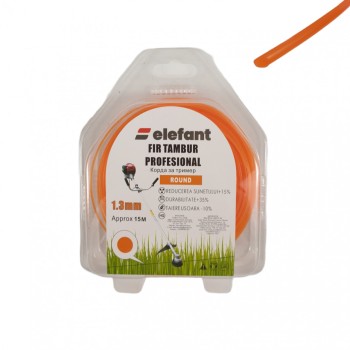 FIR TAMBUR (ROTUND ORANGE) 1.3mm x 15m