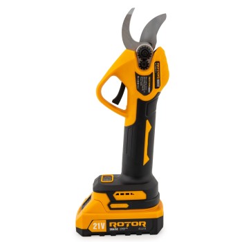 Foarfecă de grădină pe acumulator ROTOR RSB32 600W,Brushless ,2 x Acumulatori 21V 3Ah