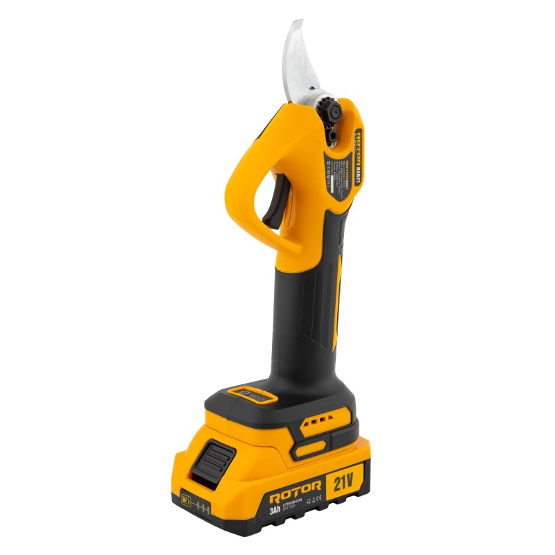 Foarfeca de gradina ROTOR RSB21 , 600 W , 2 acumulatori 21V 3Ah