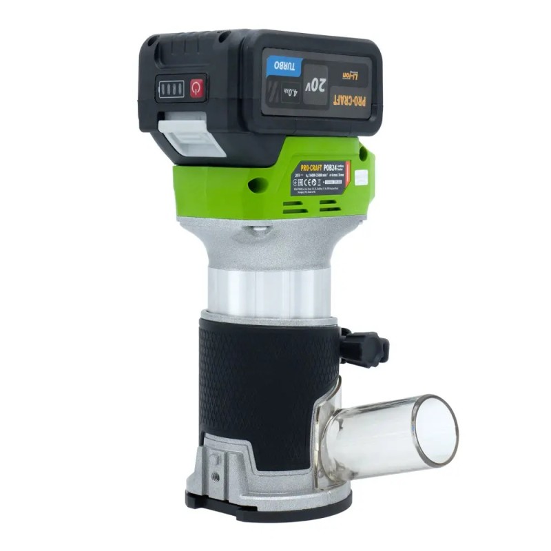 Freza lemn pe acumulator cu 1 acumulator si incarcator PROCRAFT POB24