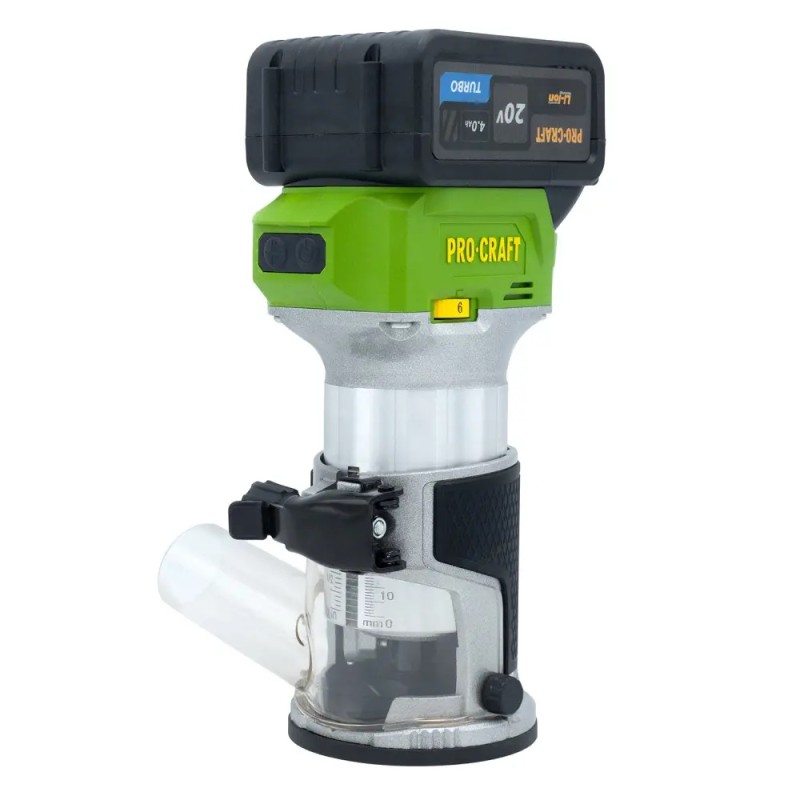 Freza lemn pe acumulator cu 1 acumulator si incarcator PROCRAFT POB24