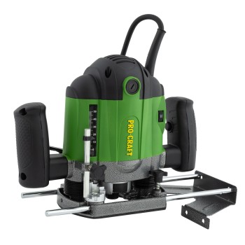 Freza lemn ProCraft POB1700, 1200 W, 26000 RPM, 50 mm Set 12 freze pentru lemn