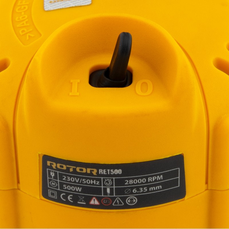 Freza lemn ROTOR RET500, 500 W, 28000 rpm
