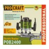 Freza PROCRAFT POB-2400 , 2000W, 23000 RPM, Set 12 freze pentru lemn
