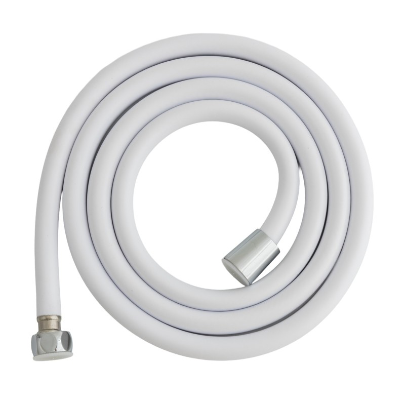 Furtun de dus din silicon alb 175 cm, FLEKO