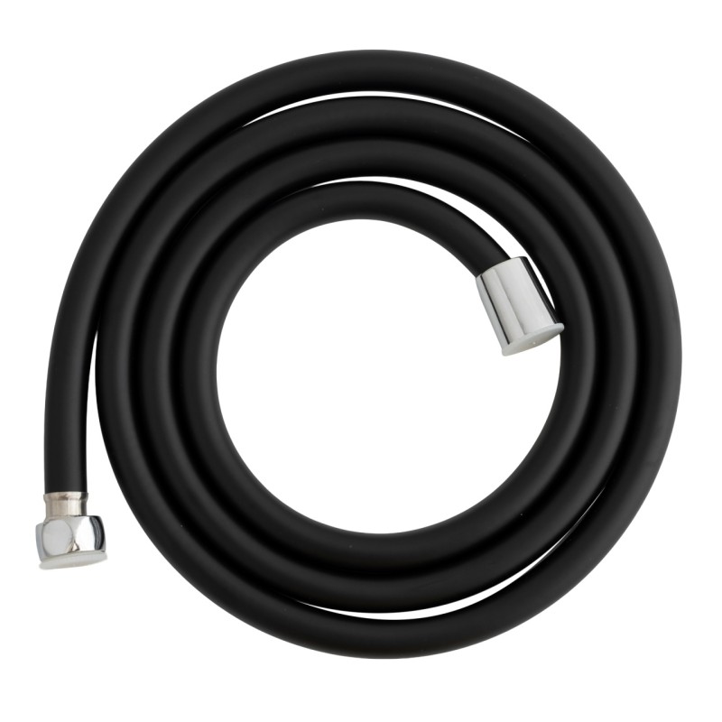 Furtun de dus din silicon negru 175 cm, FLEKO