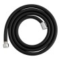 Furtun de dus din silicon negru 175 cm, FLEKO