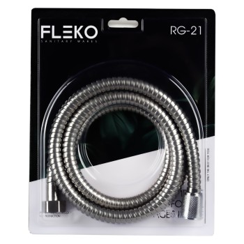 Furtun de dus flexibil din otel inoxidabil, Lungime 150cm FLEKO RG-21-A