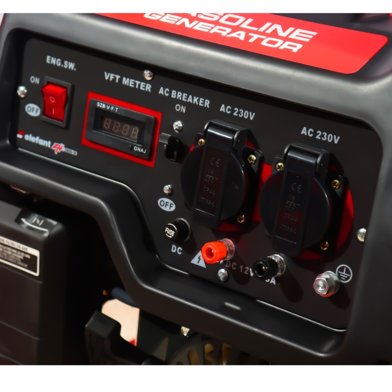 Generator pe benzina ZH2800-W ELEFANT , Ieșire curent 2,8 kW, 7 CP, siguranță de pornire, indicator de benzină