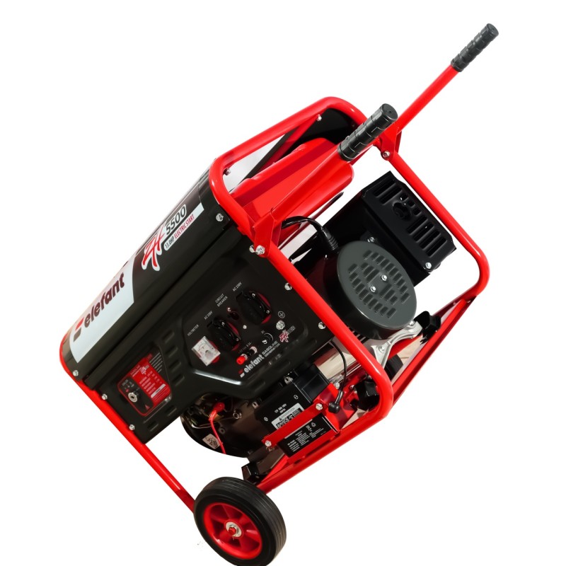 Generator pe benzina ZH5500 ELEFANT Ieșire curent 5,5 kW, siguranță de pornire, indicator de benzină