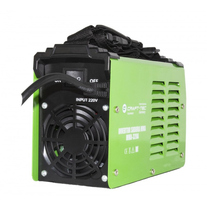 Invertor sudura MMA CRAFT-TEC, 320A, Semi-Profesional, max 4 mm electrod