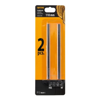Lama dubla pentru rindea electrica 110 mm, set 2 bucati ROTOR