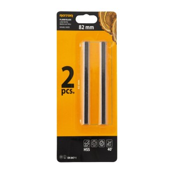 Lama dubla pentru rindea electrica 82 mm, set 2 bucati ROTOR