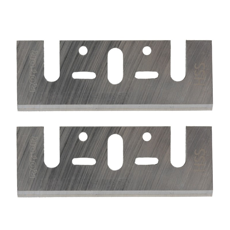 Lama pentru rindea electrica 82 mm, set 2 bucati ROTOR