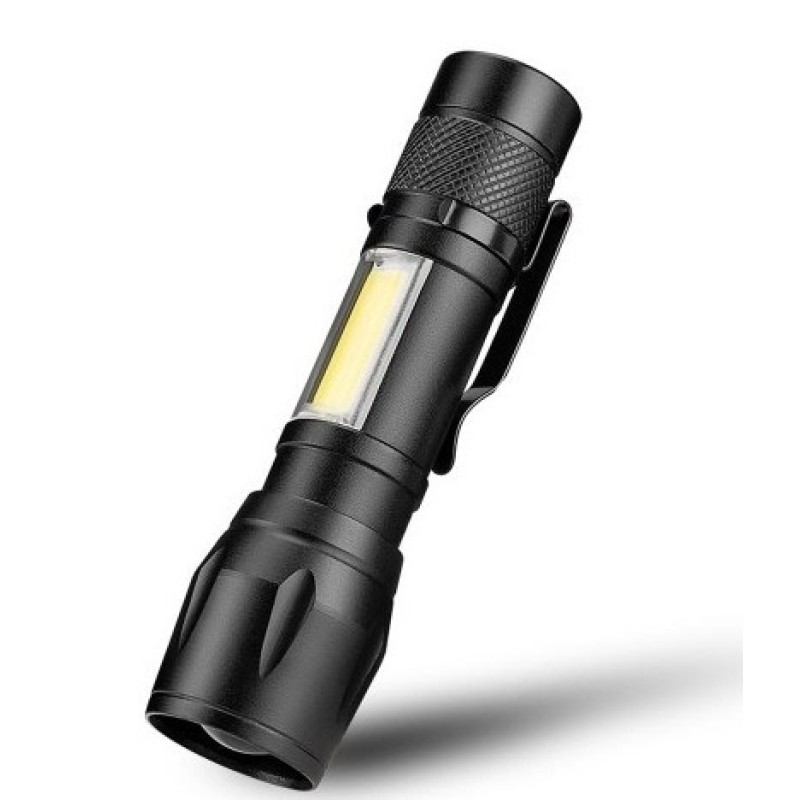 Lanterna din aluminiu LED cu zoom, acumulator si incarcare USB, VL1234 V-11148 VARGO2