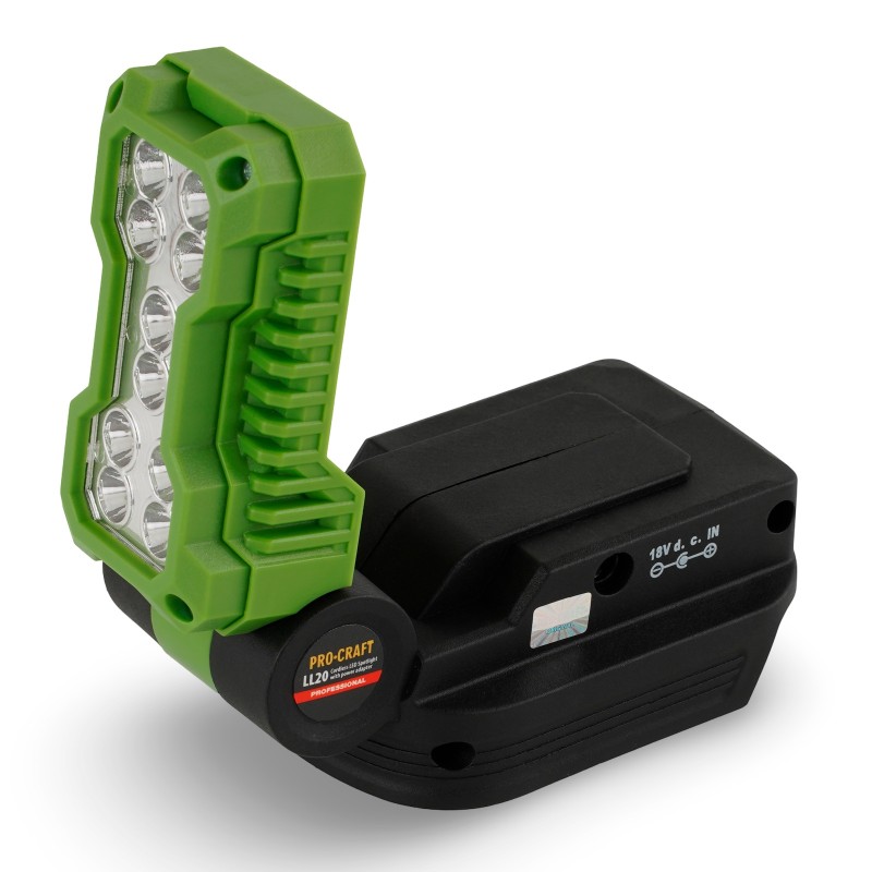LL20 PROCRAFT – Reflector LED portabil pe acumulator LL20 PROCRAFT 500 lumeni, NU conține acumulator și încărcător