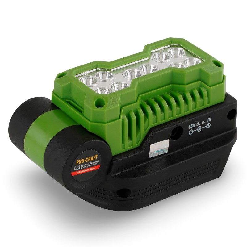LL20 PROCRAFT – Reflector LED portabil pe acumulator LL20 PROCRAFT 500 lumeni, NU conține acumulator și încărcător