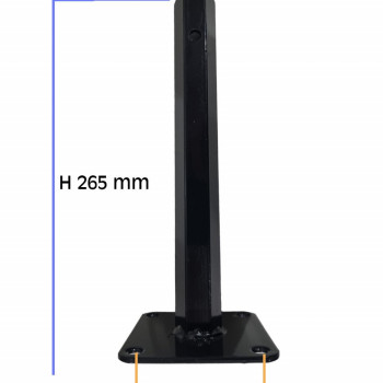 Manicot roata motocultor baza patrata (h 265mm - Hexagon 23mm)