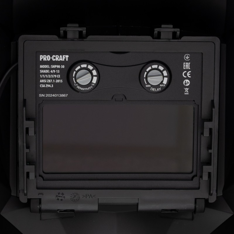 Masca sudura Procraft SHP-90-30, Chameleon, Cristale Lichide, Li-ionSolar, Din-16