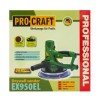 Masina de slefuit pereti Procraft EX950EL, 950 W, 180 mm, 1200-2500 rot/min cu aspirator sac