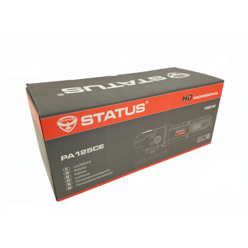 Masina de slefuit Status PA 125CE, 750W, Variator viteza, 800-2500, 75-125 mm, M14 mm HD Profesional