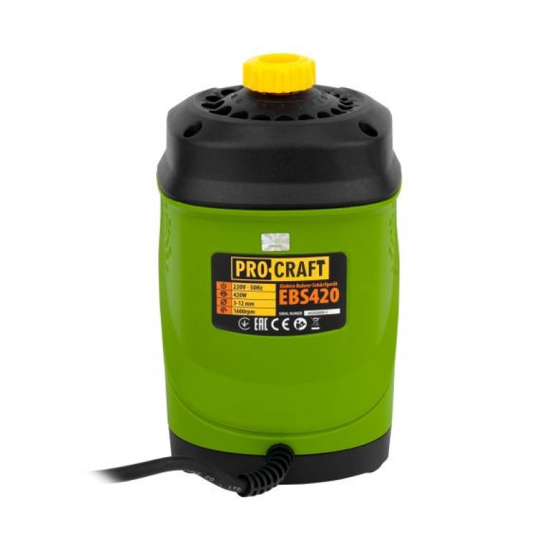 Masina pentru ascutirea burghielor Procraft EBS420, 95W, 1500RPM