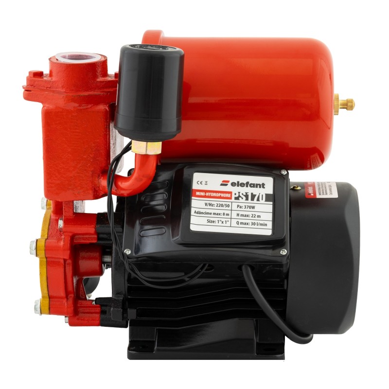 Mini Hidrofor Elefant PS170 fonta, silentios, 0.37 kW, turbina bronz, max 1.8 bari
