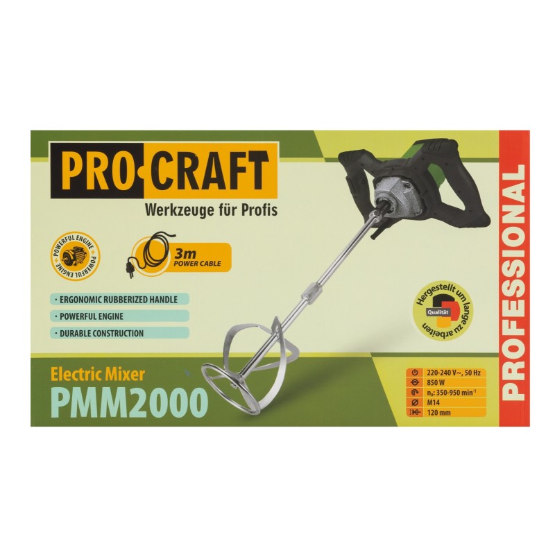 Mixer , PROCRAFT PMM2000 , 850 W