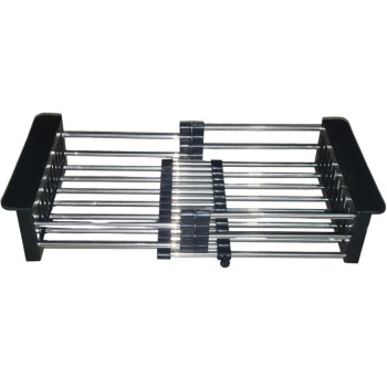 MIXXUS BAS-01 BLACK, suport de uscat vase, otel inoxidabil