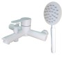 MIXXUS DAX-009 WHITE EURO baterie baie din otel inoxidabil