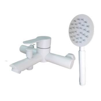 MIXXUS DAX-009 WHITE EURO baterie baie din otel inoxidabil