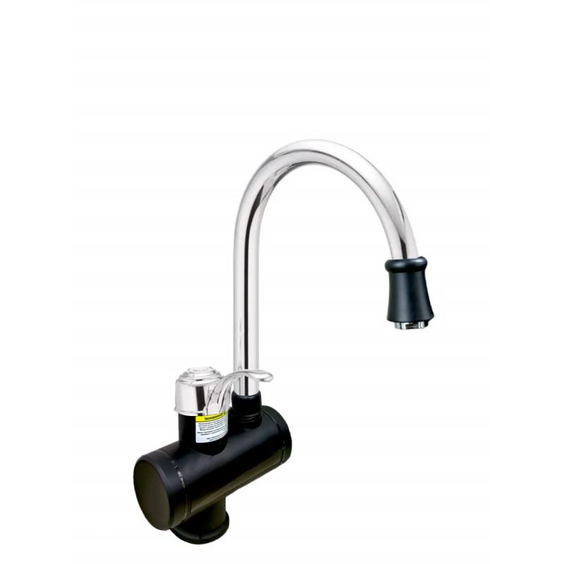 MIXXUS Electra 240-E Black robinet instant electric pentru apa, 3 kW din plastic si otel inoxidabil