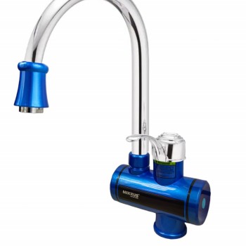 MIXXUS Electra 240-E Blue robinet instant electric pentru apa, 3 kW din plastic si otel inoxidabil