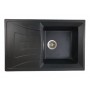 MIXXUS HB8104-G226 NEGRU, chiuveta bucatarie dreptunghiulara din granit