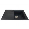 MIXXUS HB8104-G226 NEGRU, chiuveta bucatarie dreptunghiulara din granit