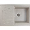 MIXXUS HB8104-G319 NISIP, chiuveta bucatarie dreptunghiulara din granit