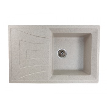 MIXXUS HB8104-G319 NISIP, chiuveta bucatarie dreptunghiulara din granit