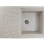 MIXXUS HB8104-G319 NISIP, chiuveta bucatarie dreptunghiulara din granit