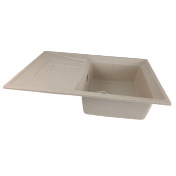 MIXXUS HB8104-G322 BEJ, chiuveta bucatarie dreptunghiulara granit